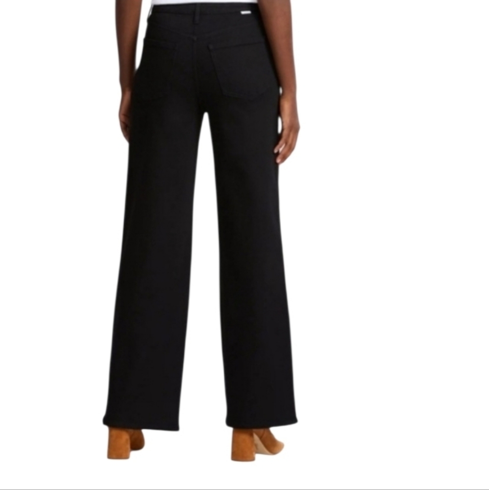 DAZE Denim Echo High-Rise Wide Leg Black Jeans-NWT - Picture 2 of 13